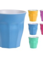 Beker melamine 295ml verkrijgbaar in 5 verschillende kleuren