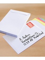 Raadhuis Enveloppen 162x229 C5 akte plakstrip wit 100gr pak a 25st.