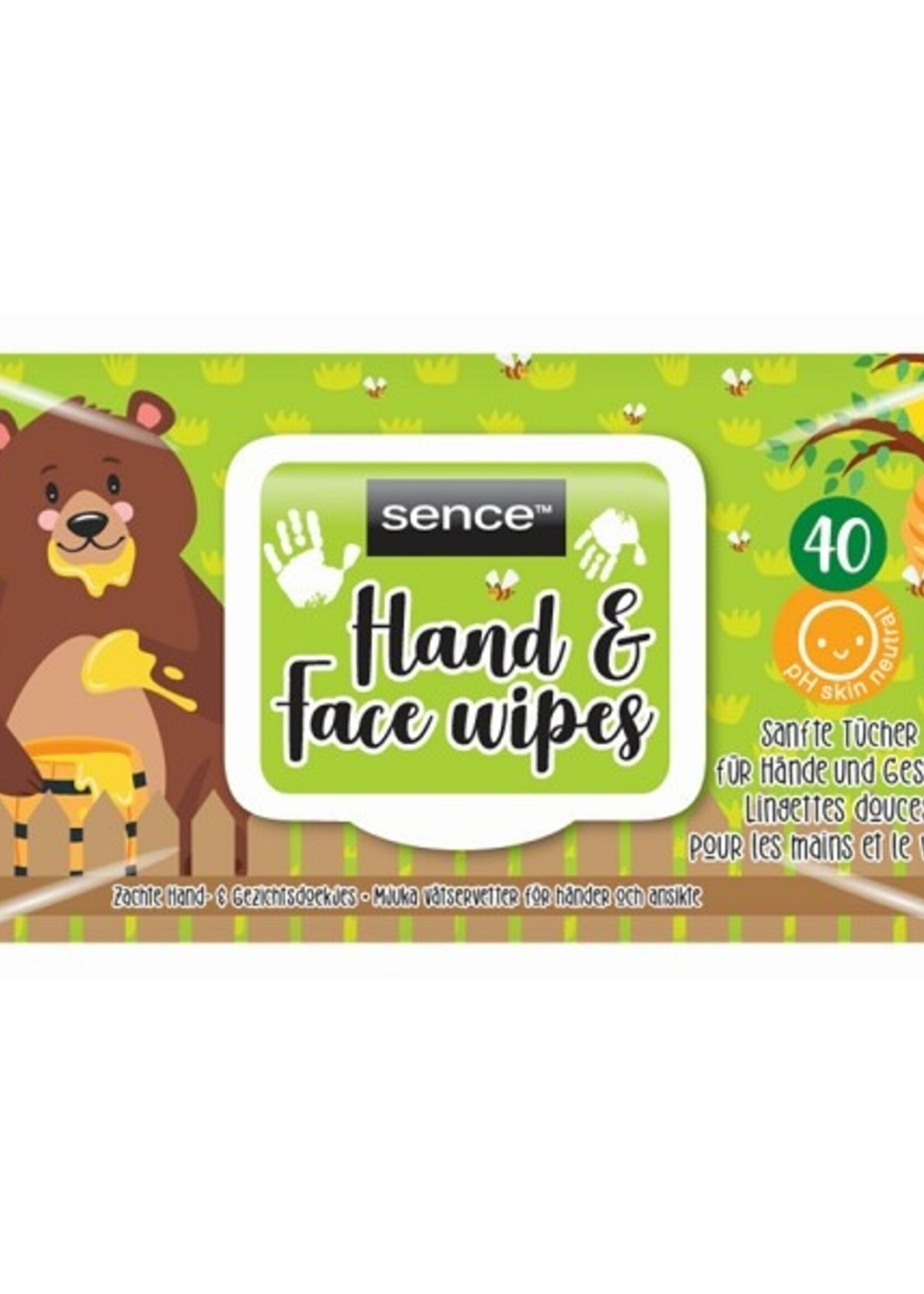 Sence Kids Hand&Gezicht Doekjes 40pcs PH skin neutral