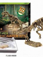 Dinoskelet in gips zelf uitbikken tyrannosaurus 25cm