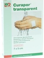 Curapor Transparant 7 x 5 cm steriel 5st