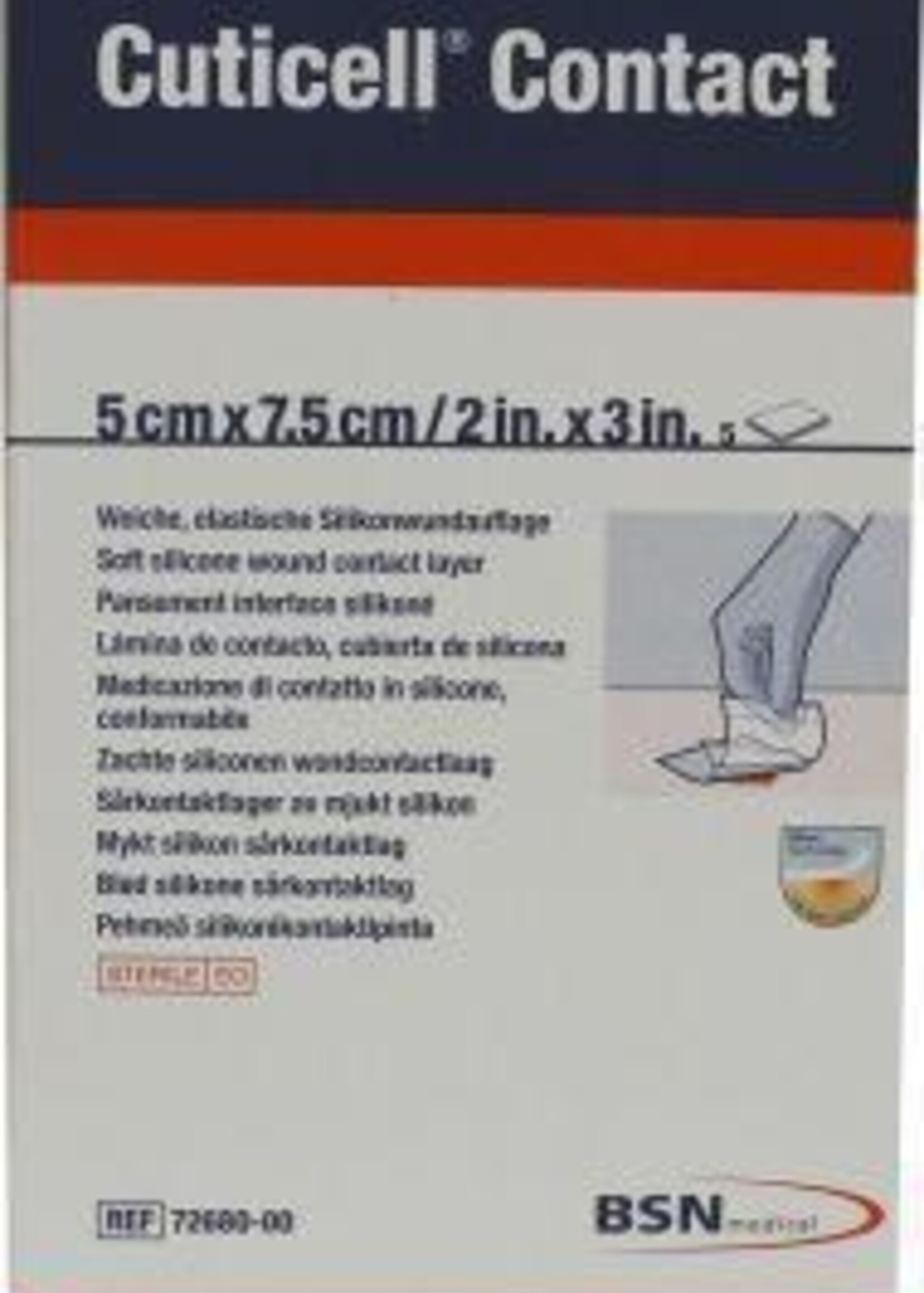 Cuticell Contact 5 x 7.5 cm 5st