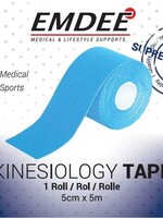 Emdee Kinesiology Tape Licht Blauw Non Cut 1rol