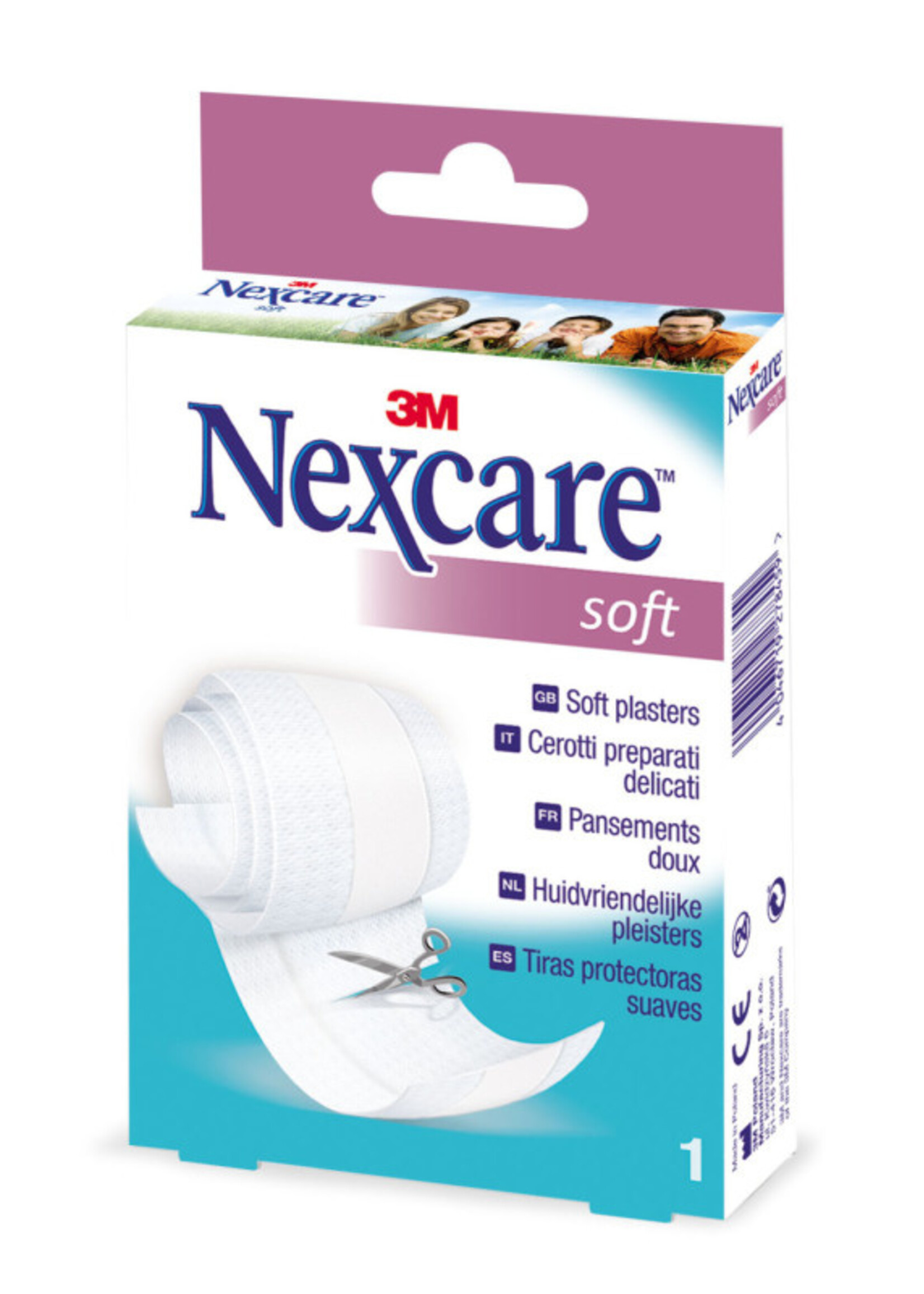 3M Soft Pleisters Band 1 stuk
