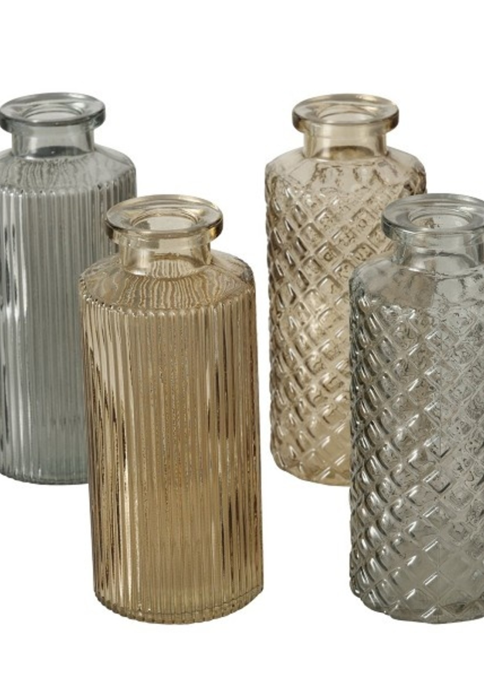 Boltze Home Vaas Panja 4-delige set Ø6xh14cm