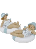 Boltze Home Zwemfiguur Moin kunsthars 11xh7cm per stuk