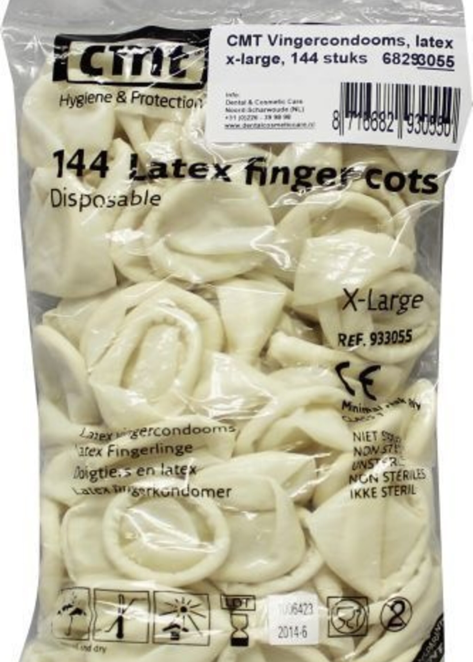 CMT Vingercondoom extra large 144st