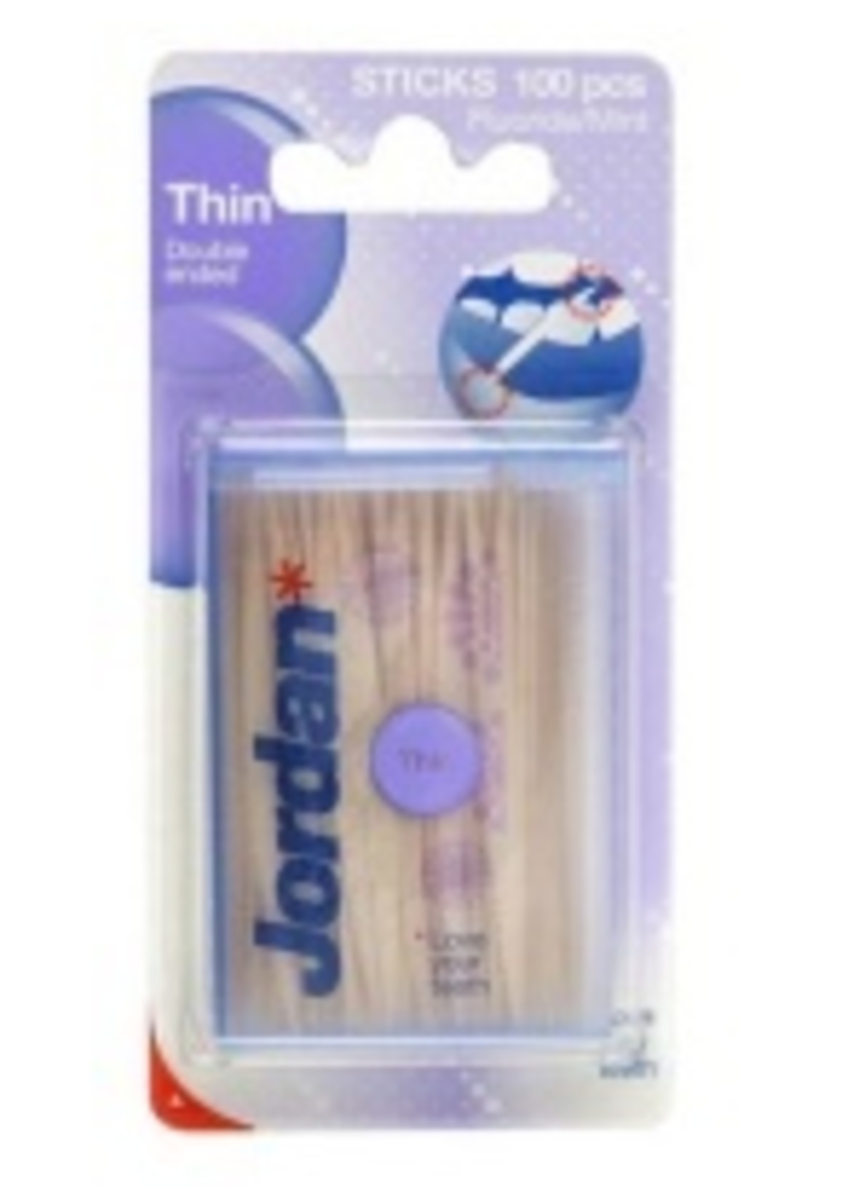 Tandenstoker Dun Mint 100 stuks