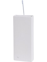 Waterverdamper porselein blanco 20x8x3,5cm