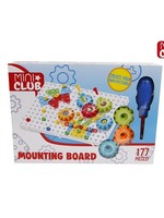 Mini Club schroef- en monteerbord 177-delig 28x19cm