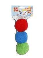 Sun Fun 3 XXL waterballen splash balls 10cm 3 kleuren