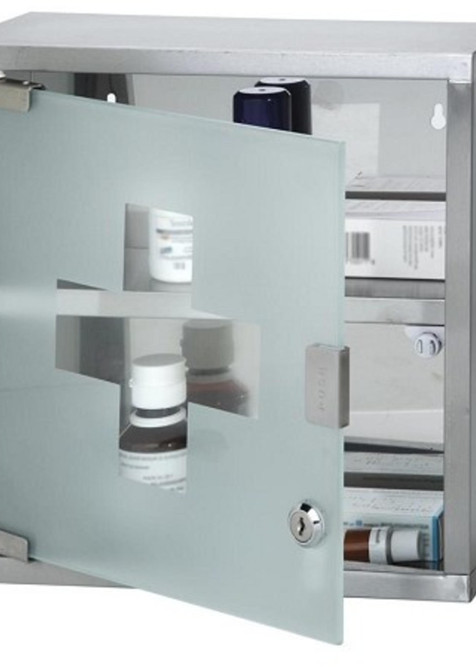 Medicijnkastje RVS 30x12x30cm