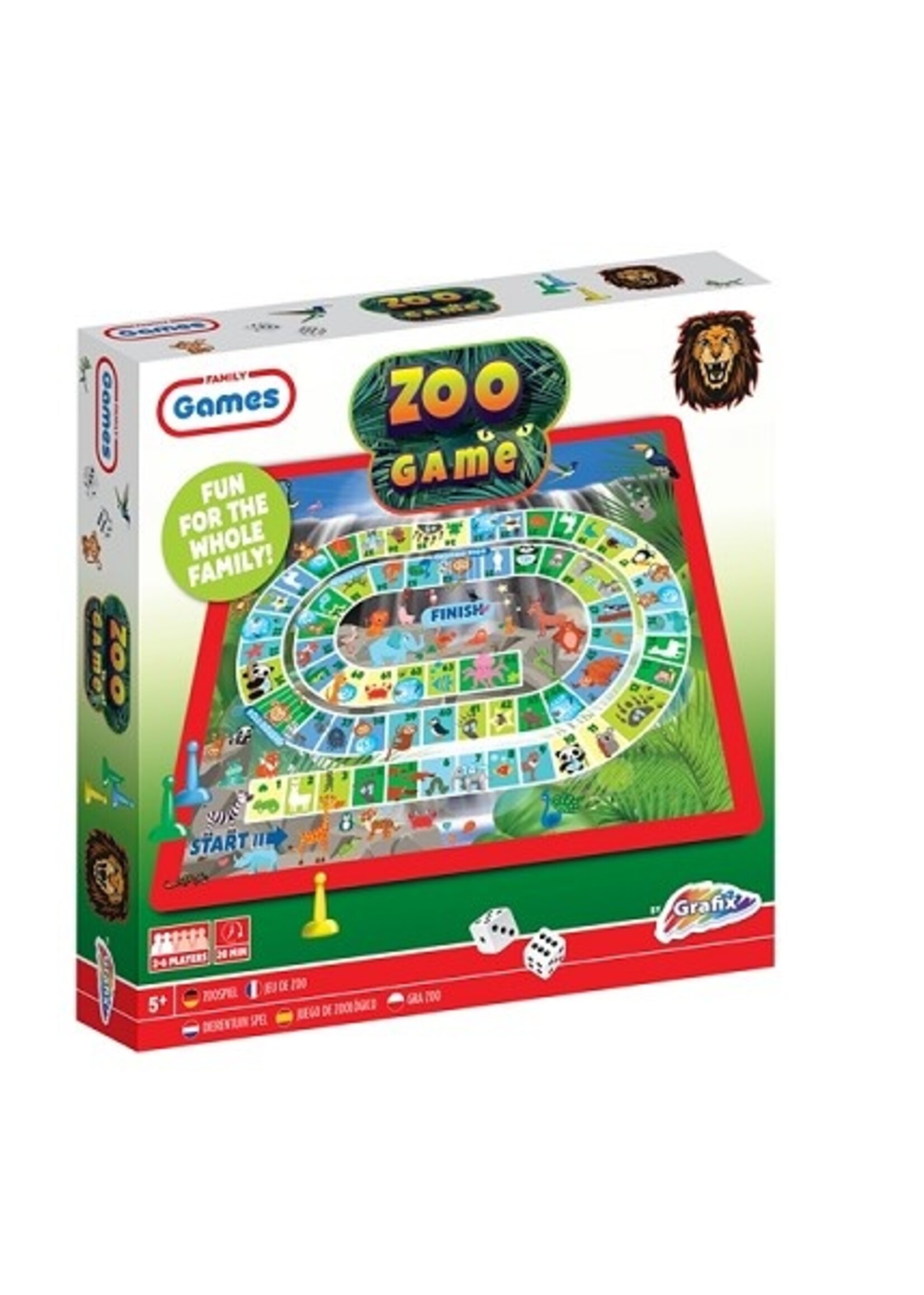 Grafix Zoo Game Ganzenbordspel