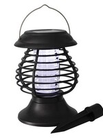 Insecten vanger LED/UV 22cm solar Zwart kunststof