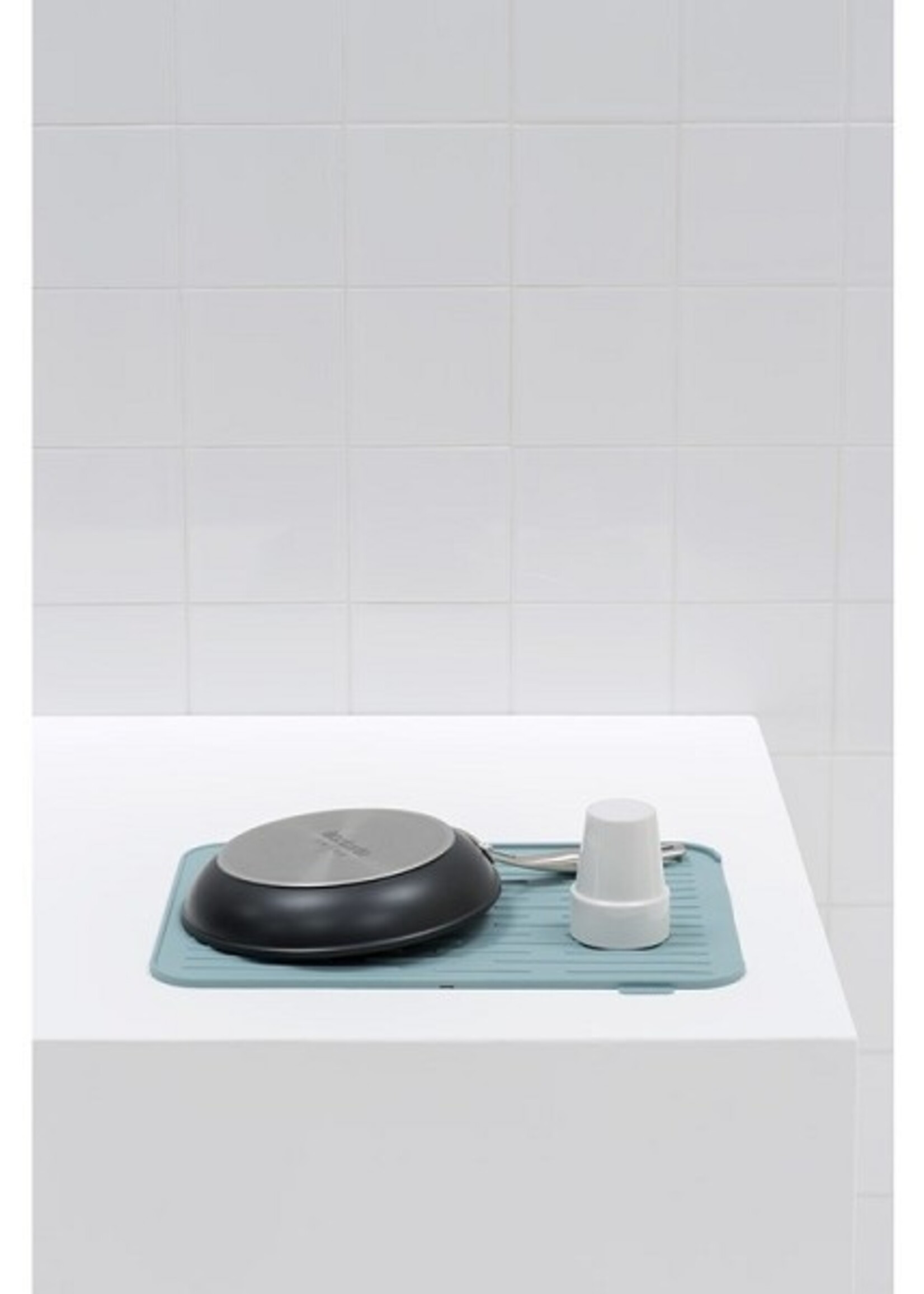 Brabantia Siliconen afdruipmat mint