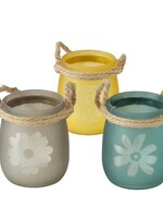 Boltze Home Windlicht Linga glas Ø11xh13cm per stuk