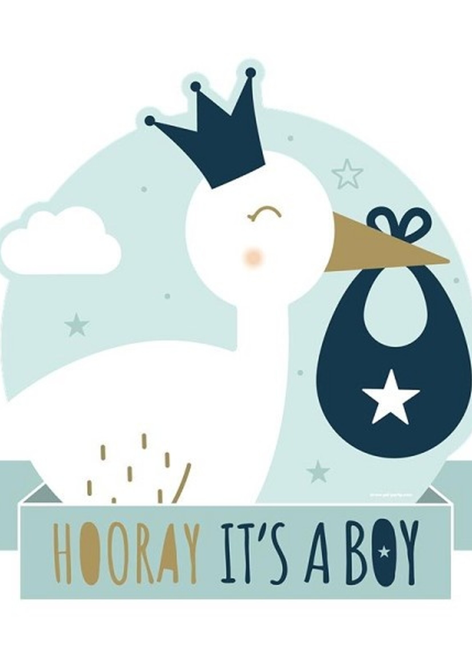 Paperdreams Huldeschild - Newborn baby boy