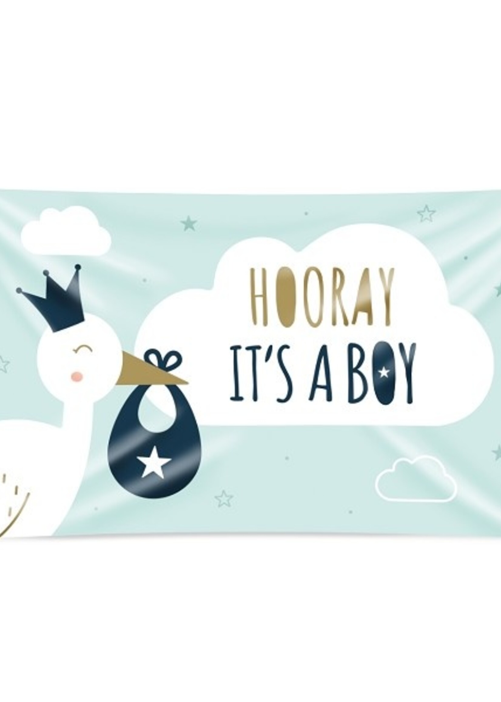 Paperdreams XXL vlag - Newborn baby boy