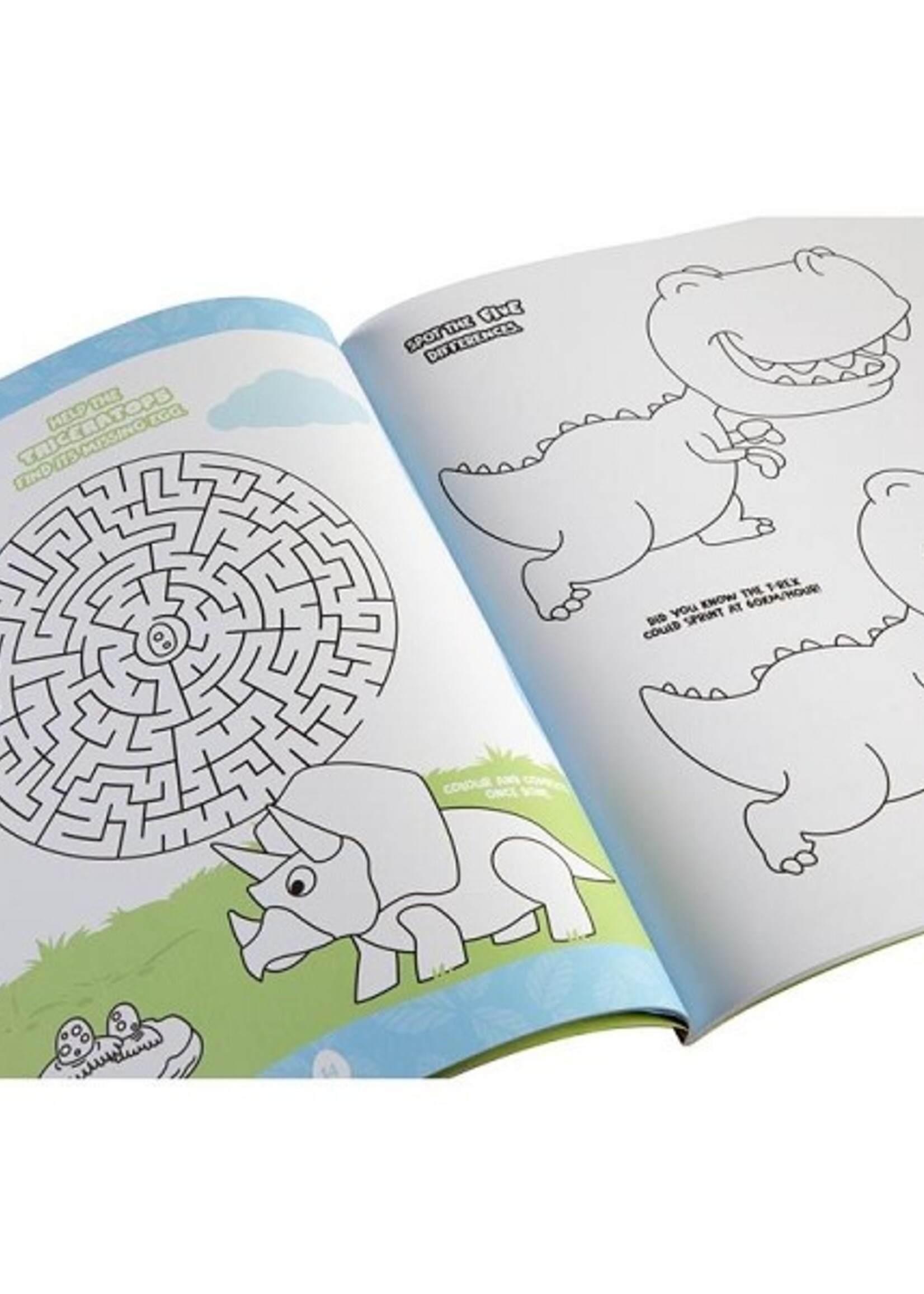 Grafix Dino Activiteit- en stickerboek 24 blz