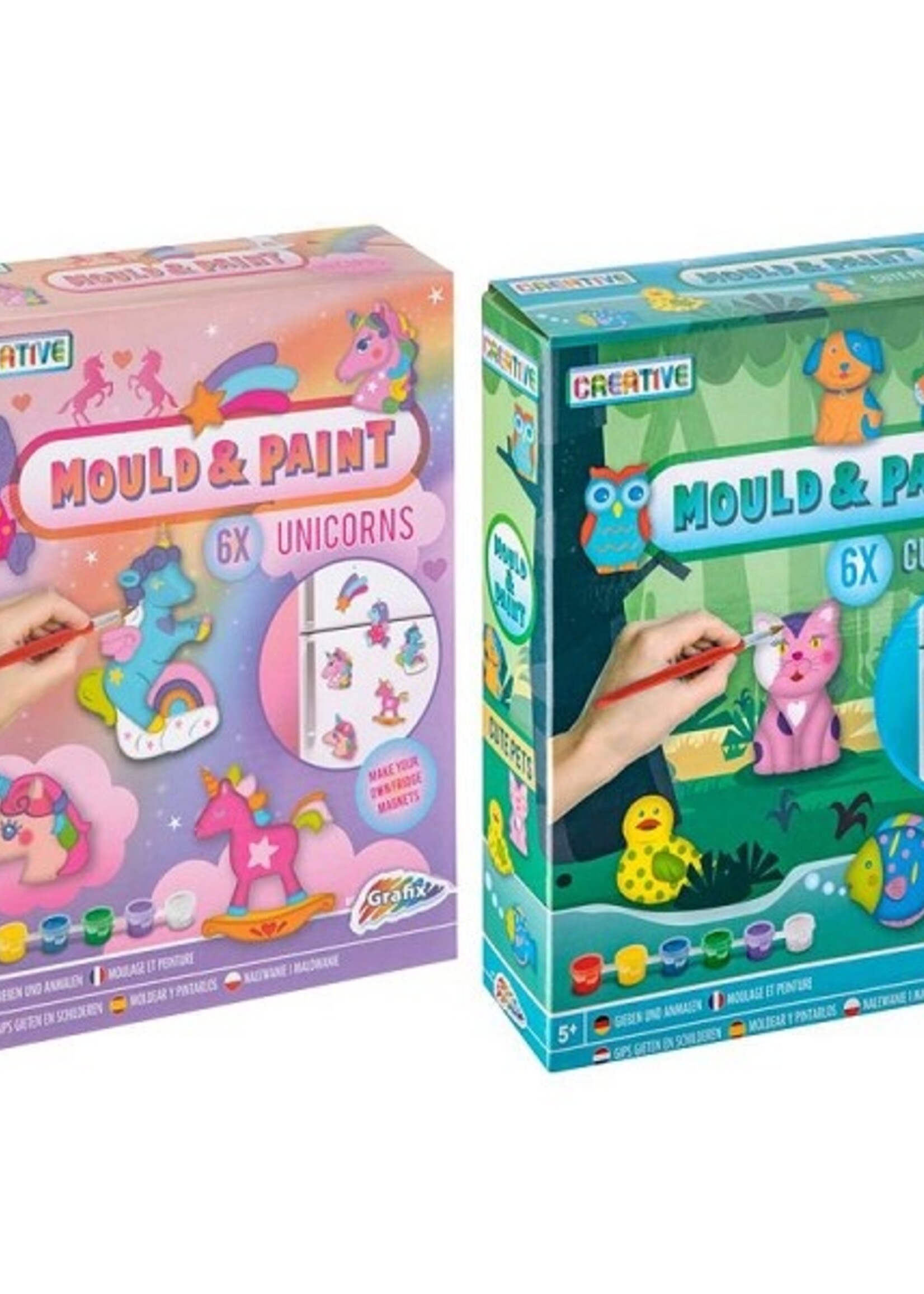 Grafix Giet en schilder Unicorns/Cute Pets