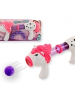 Unicorn popper gun 35cm met 6 ballen