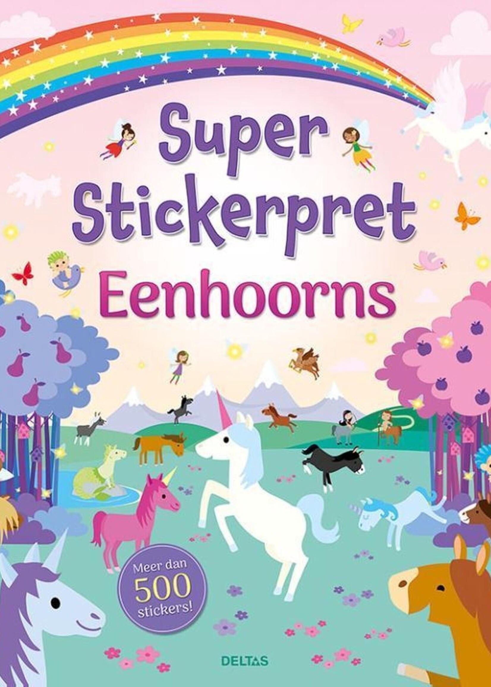 Super Stickerpret - Eenhoorns - Stickerboek - Deltas - 4 jaar