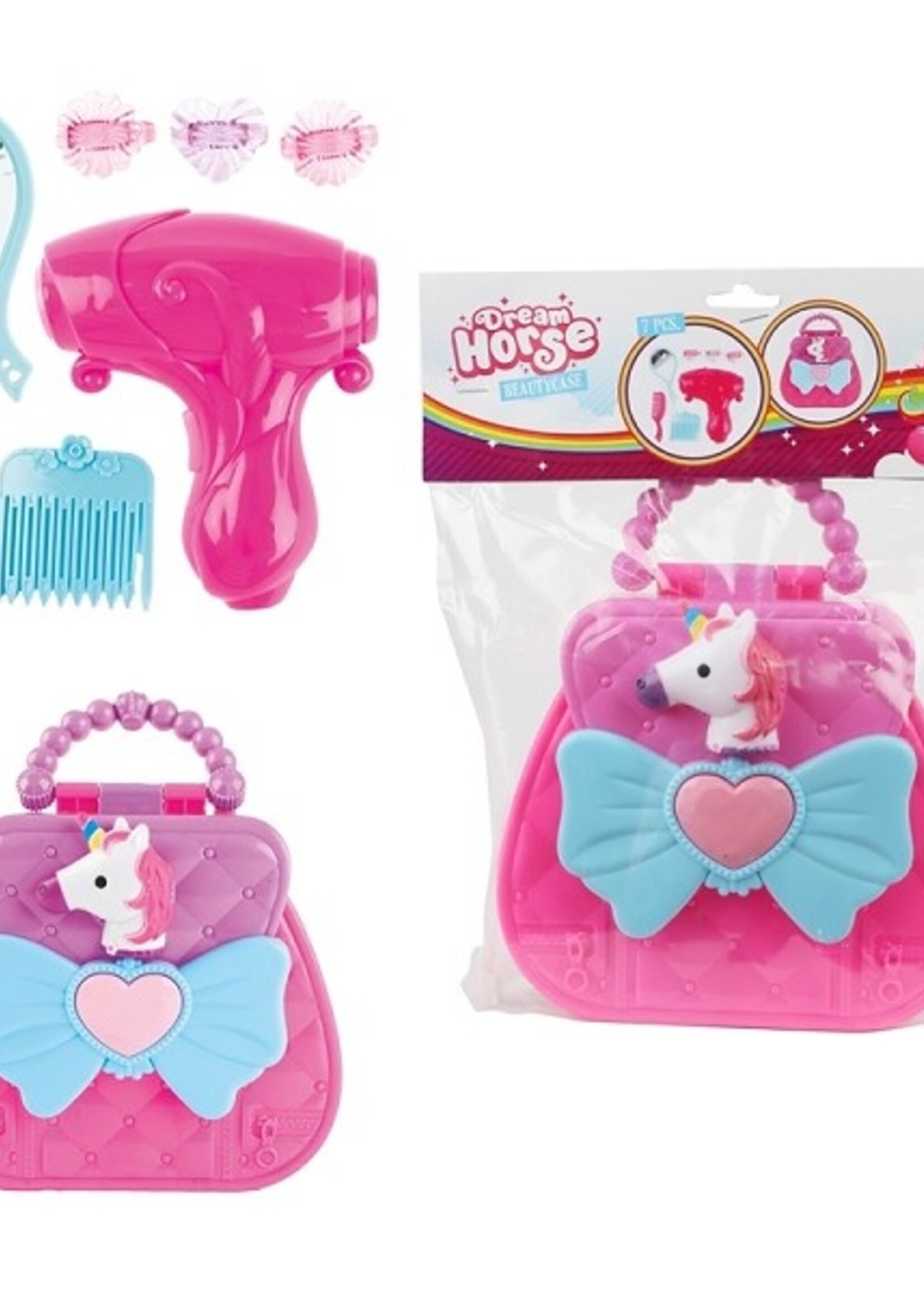Toi Toys Dream Horse Haarverzorgingsset in koffer eenhoorn