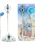 Toi Toys Ice Princess set met vlecht, tiara en toverstaf