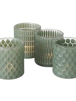 Boltze Home Windlicht Dustin Ø8xh9cm groen