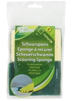 Starbright Viscose schuurspons 4st 11x7x2cm