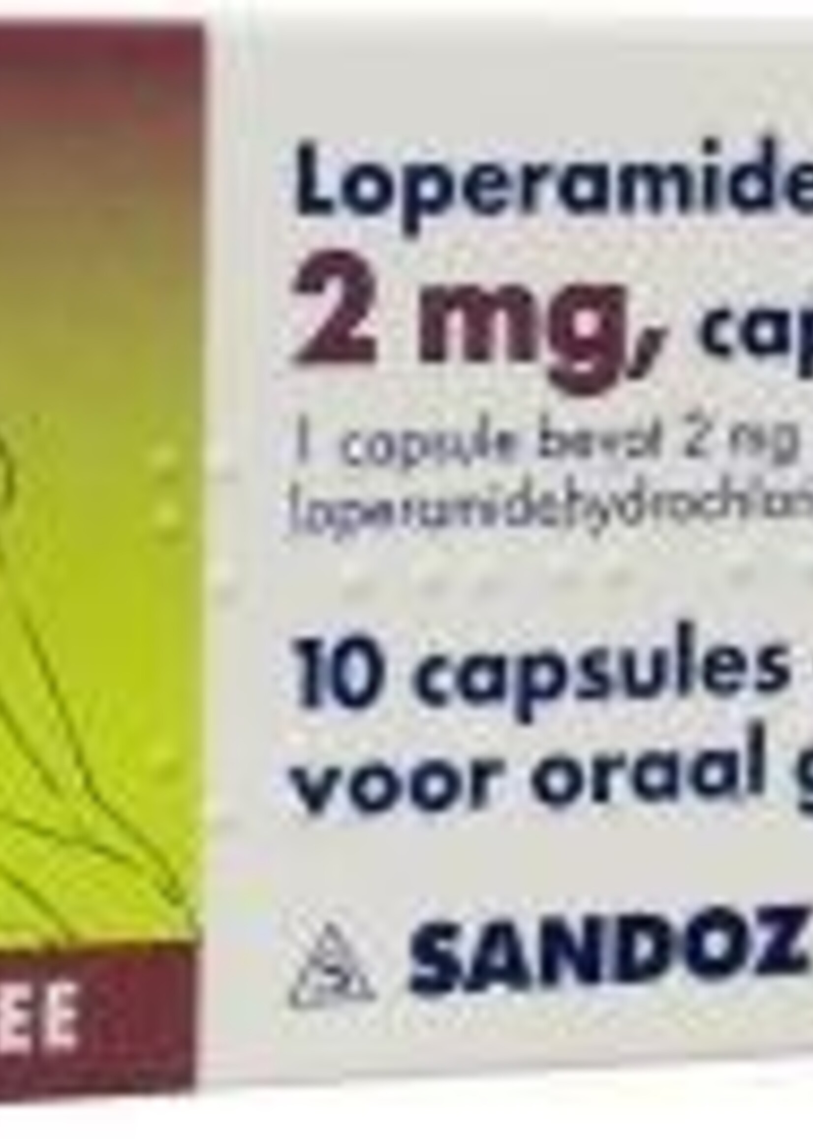 Loperamide HCl Sandoz® 2 mg, capsules