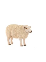 Staand schaap polystone 13x6x9cm