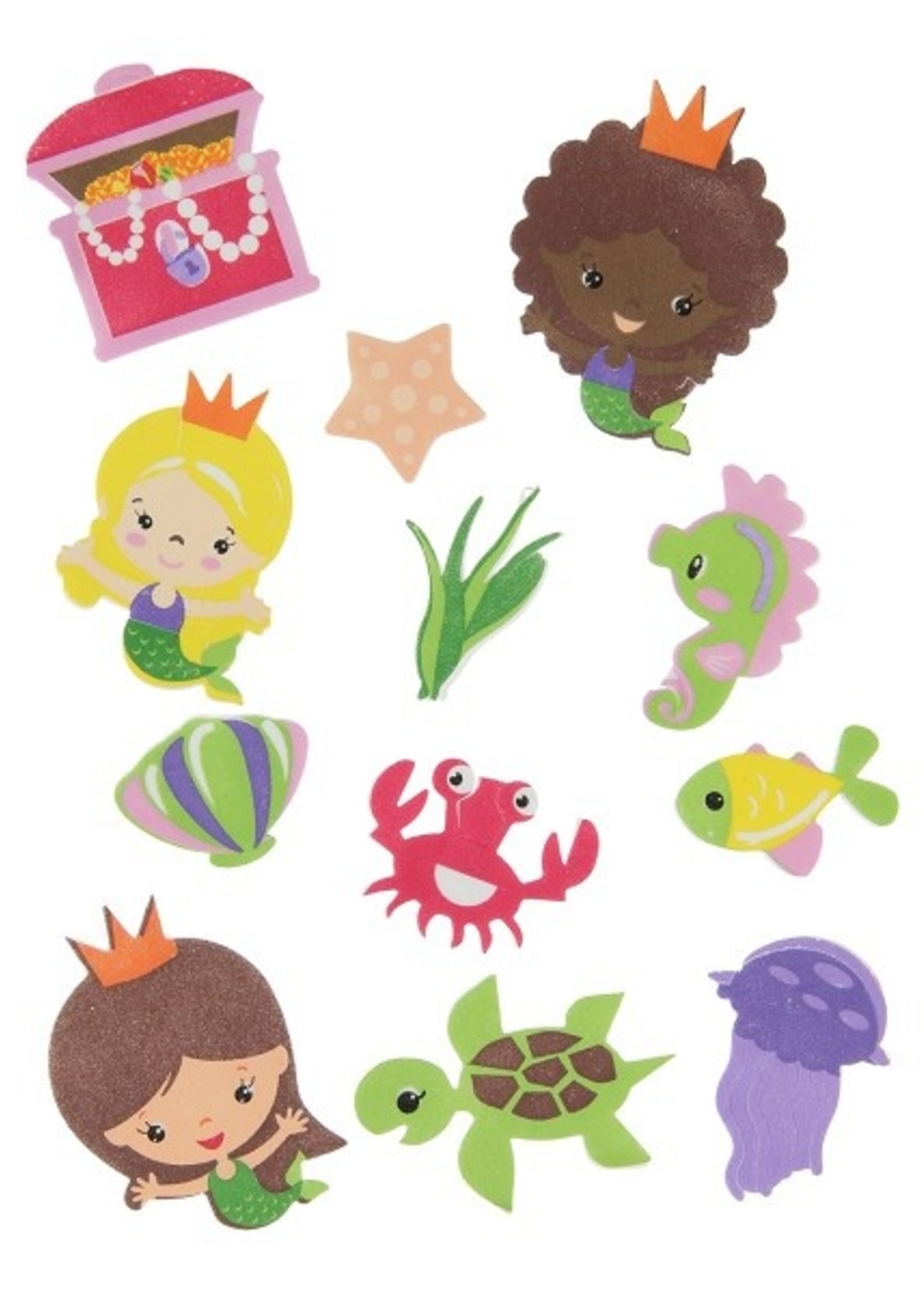 Grafix Foam stickers +/- 200 stuks in zakje