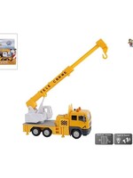 Kids Globe Hijskraan die cast met licht en geluid 15cm