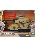 Toi Toys Alfafox Militair Speelset Tank met accessoires