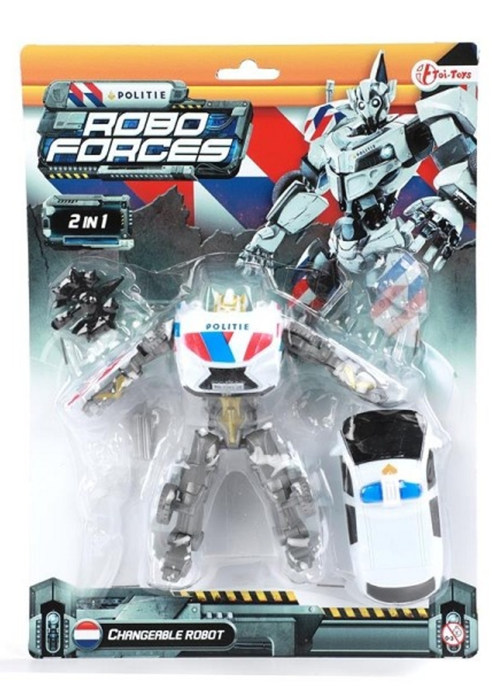 Toi Toys Roboforces Veranderrobot -Politieauto- (NL)
