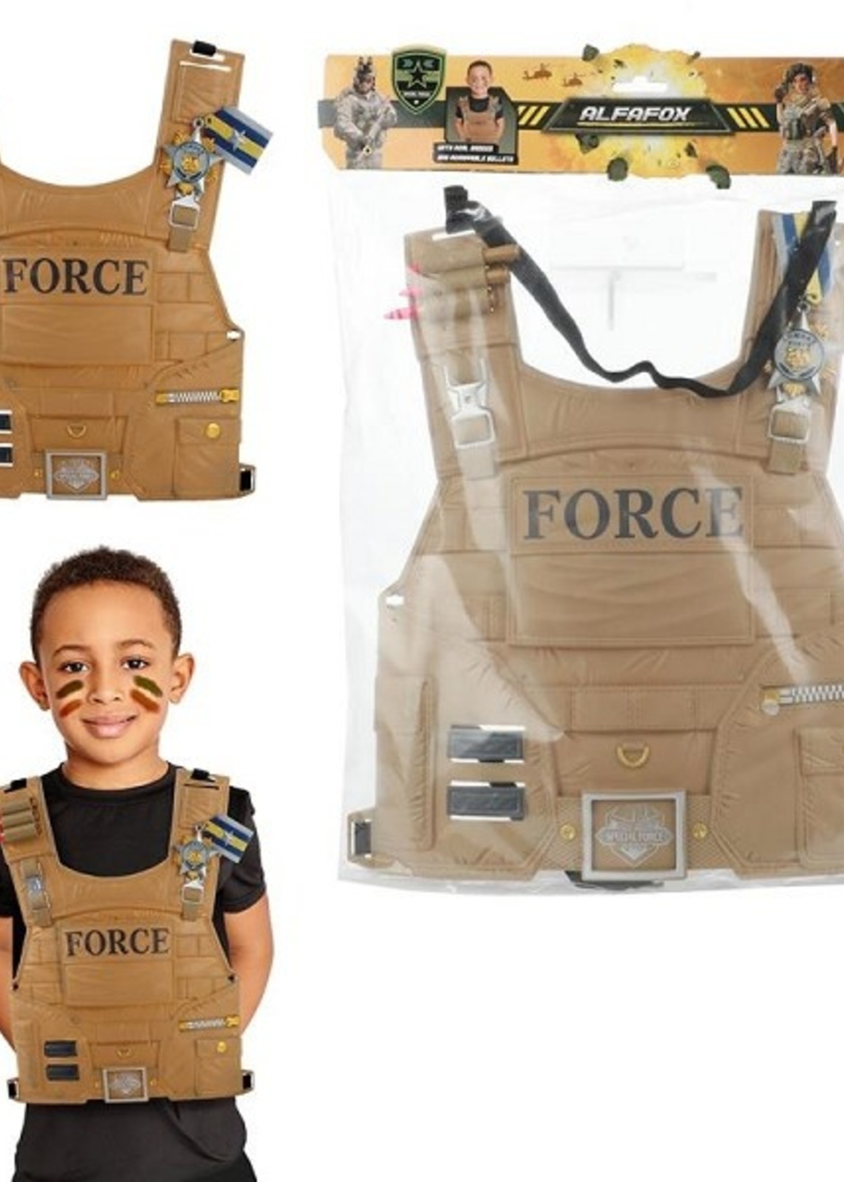 Toi Toys Alfafox Kogelwerend vest Militair