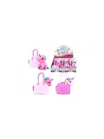 Toi Toys Pluche eenhoorn in handtas 16x11x6,5cm