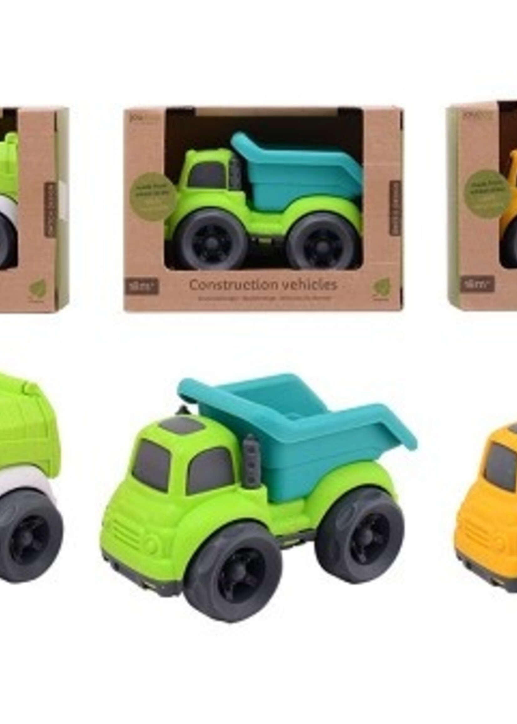 John Toy Jouéco Constructie voertuig 13x8x9cm kunststof per stuk