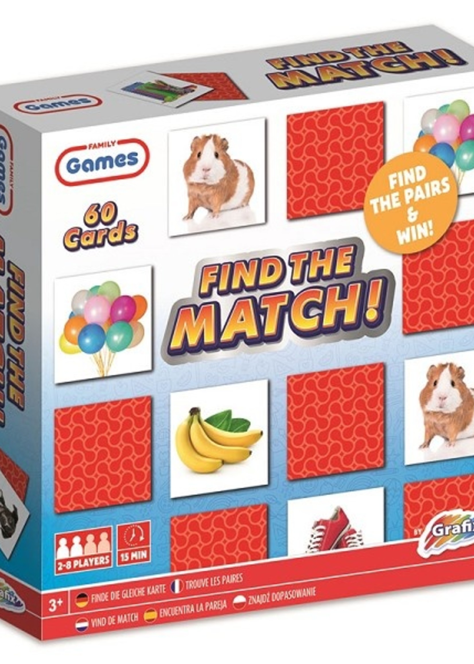 Grafix Find The Match memoryspel 60 kaarten