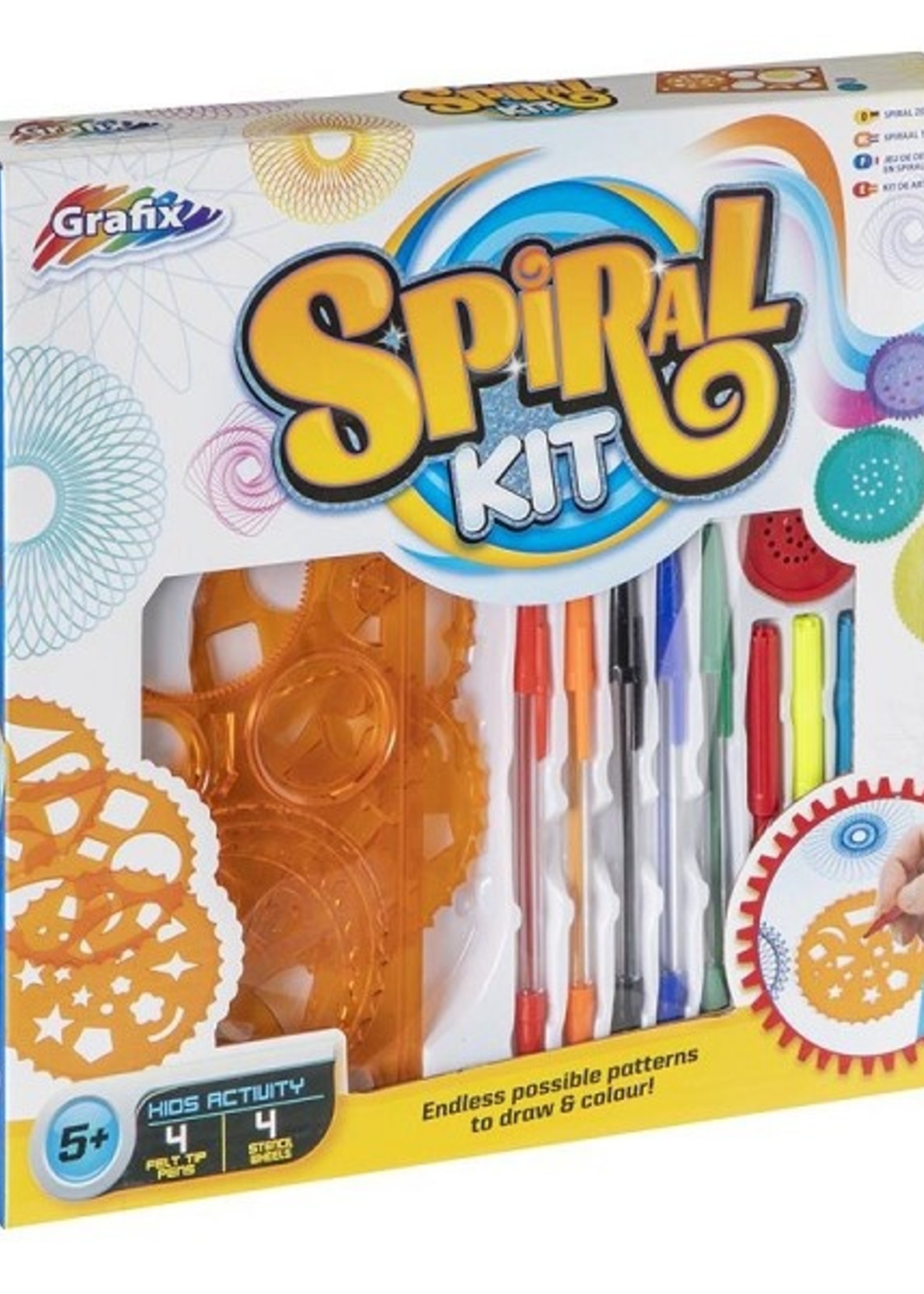 Grafix Spiral Art Kit 29x29x4cm