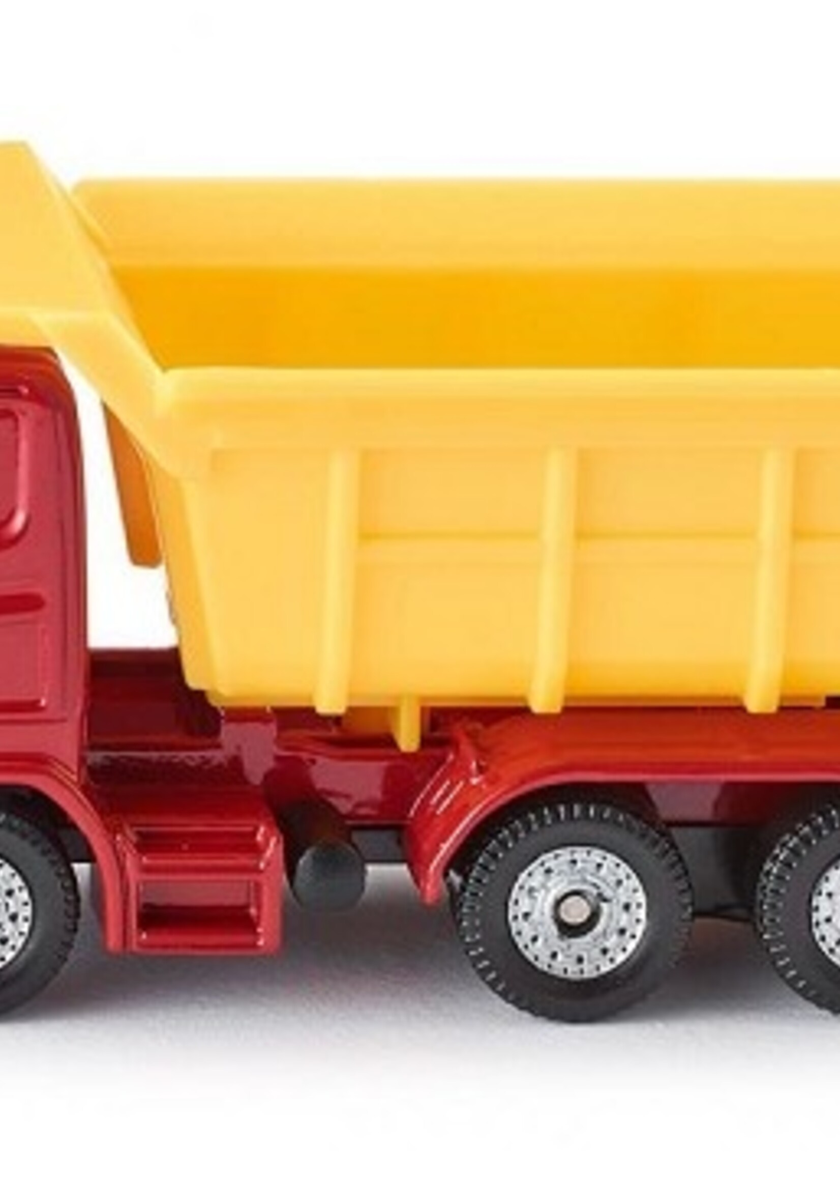 Siku 1075 Vrachtwagen met kantelbak 83x30x38mm rood/geel