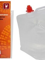 Watercontainer opvouwbaar 10 ltr geschikt voor drinkwater met  kraan en opvouwbaar