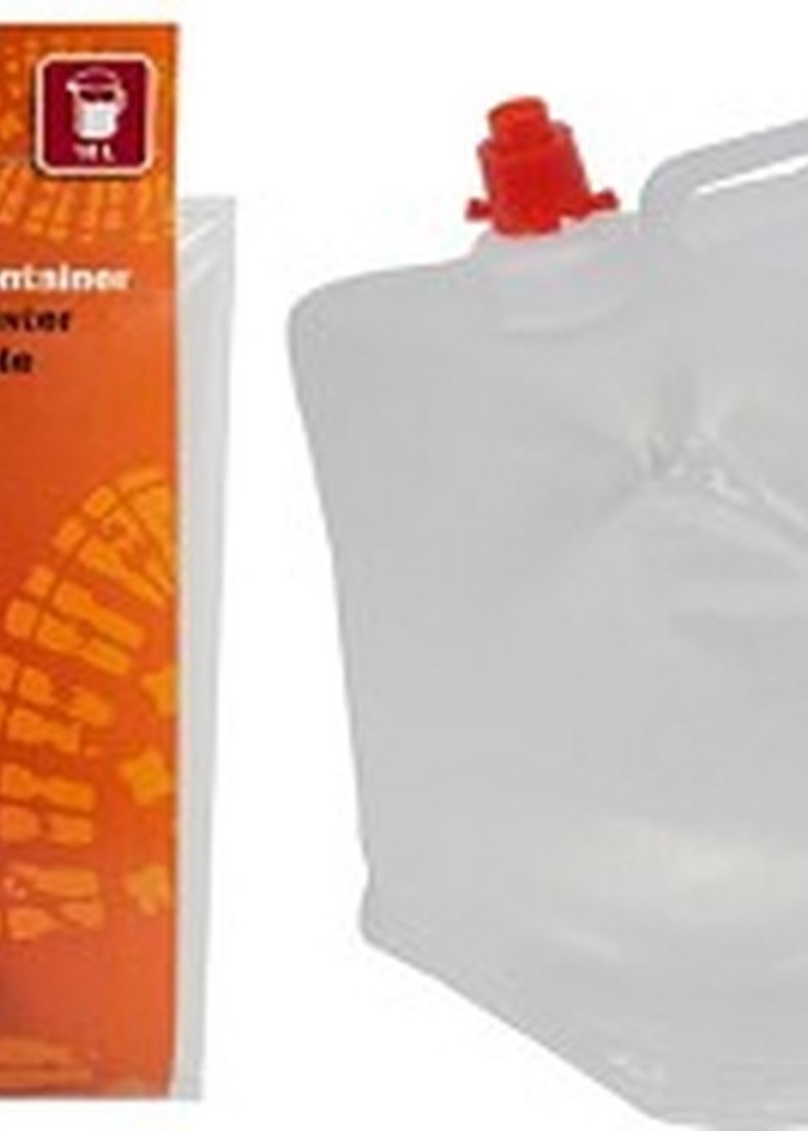 Watercontainer opvouwbaar 10 ltr geschikt voor drinkwater met  kraan en opvouwbaar