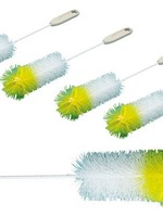 Flessenborstel/tuitenrager 1/2L 35x5cm pak a 10st