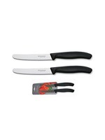 Victorinox Tafel/tomatenmes kartel zwart 2 stuks op kaart