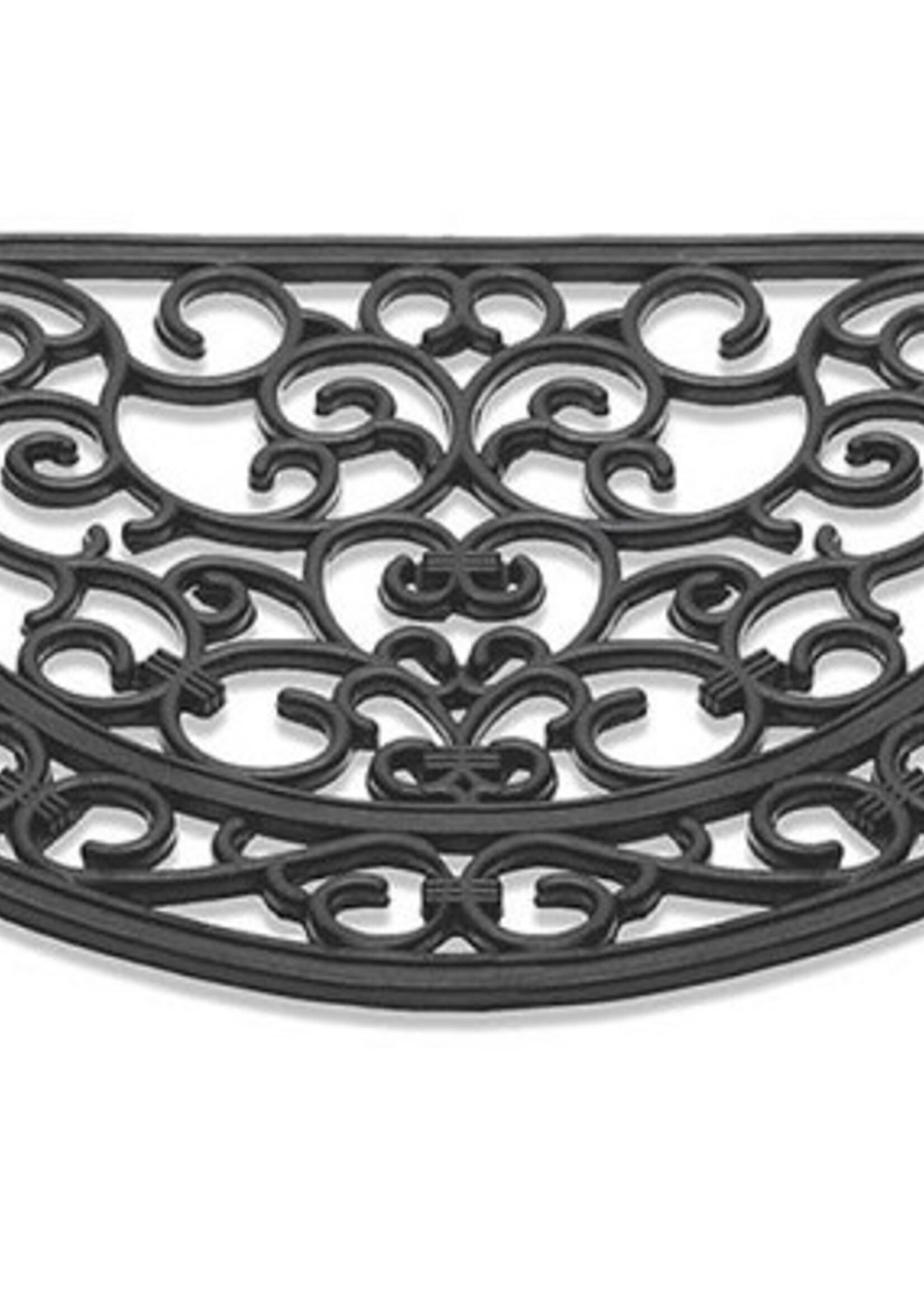 Deurmat Antiek halfrond rubber 40x60cm