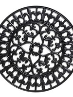 Deurmat Antiek French Lily rubber Ø60cm