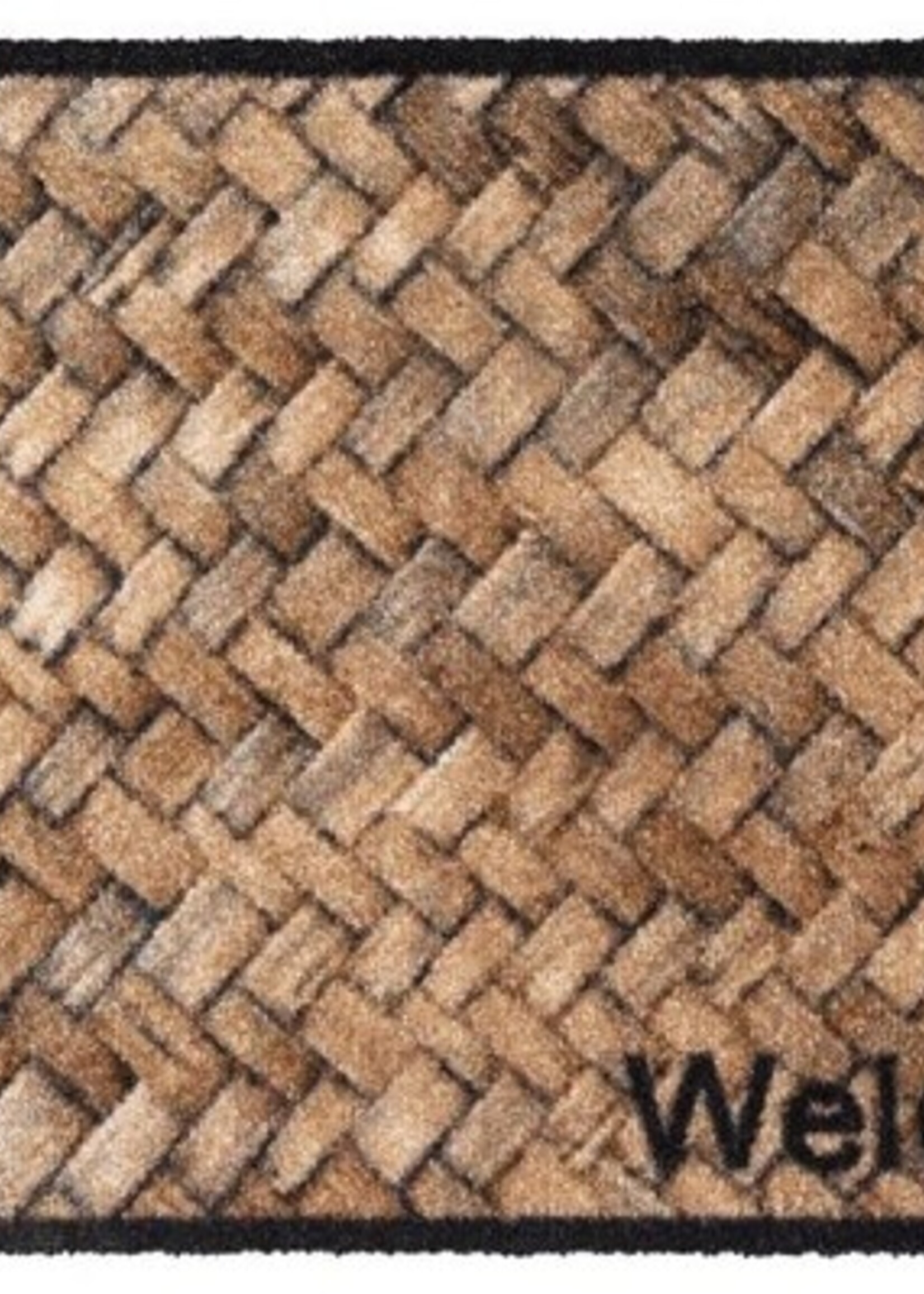 Deurmat Prestige Welcome wickerprint Polyamide 50x75cm