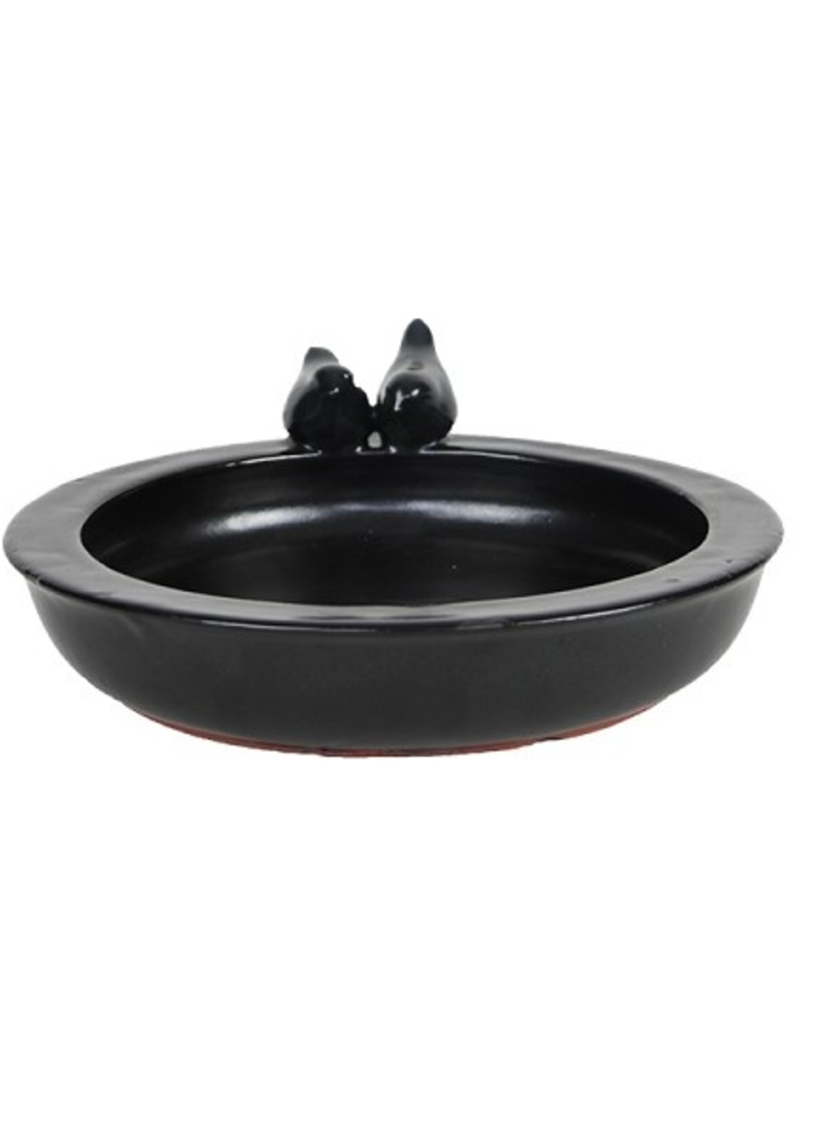 Esschert Design Vogelbad keramiek rond grijs